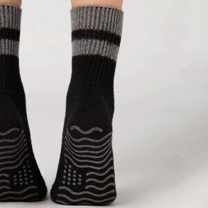 CALZEDONIA WOOL CASHMERE GRIP NON-SLIP SOCKS 3 PAIRS WOMENS